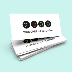 Dárkový poukaz / voucher - vzor k editaci | tetování 02