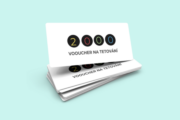 Dárkový poukaz / voucher - vzor k editaci | tetování 02