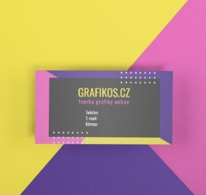 Vizitka se vzorem Grafikos