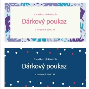 Dárkové poukazy / vouchery