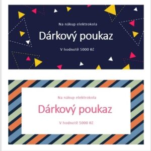 Dárkové poukazy / vouchery