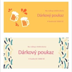Dárkové poukazy / vouchery